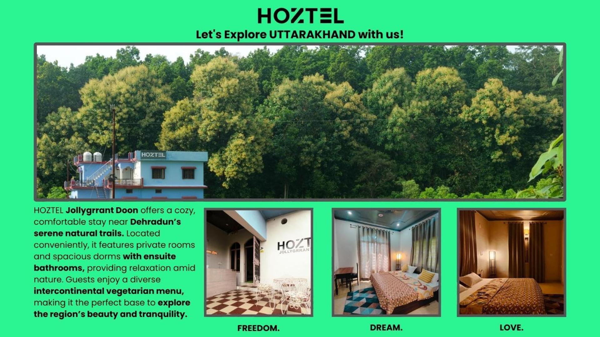 Hostel Hoztel Jollygrrant Doon Rāni Pokhri Zewnętrze zdjęcie